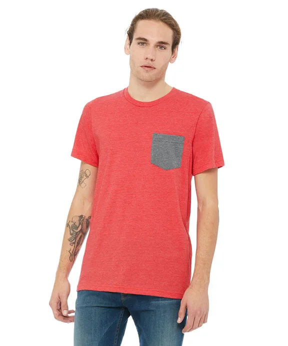 3021 - Bella   Canvas Mens Jersey Short-Sleeve Pocket T-Shirt