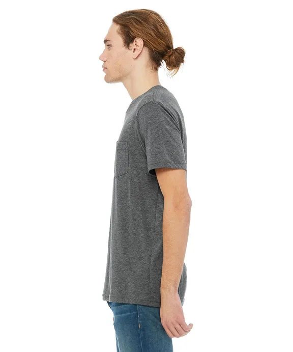 3021 - Bella   Canvas Mens Jersey Short-Sleeve Pocket T-Shirt