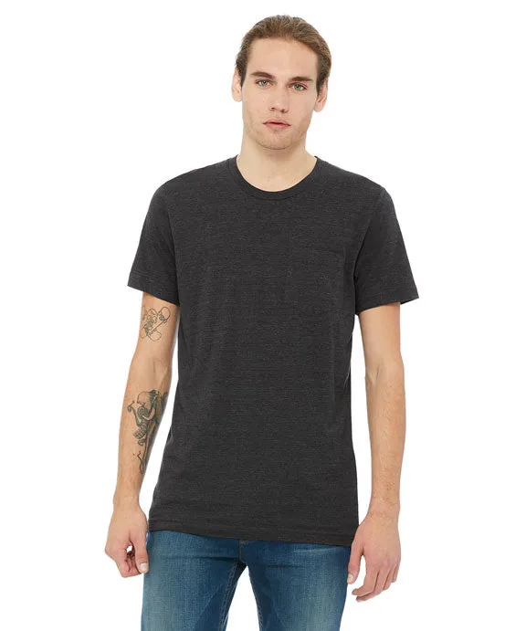 3021 - Bella   Canvas Mens Jersey Short-Sleeve Pocket T-Shirt