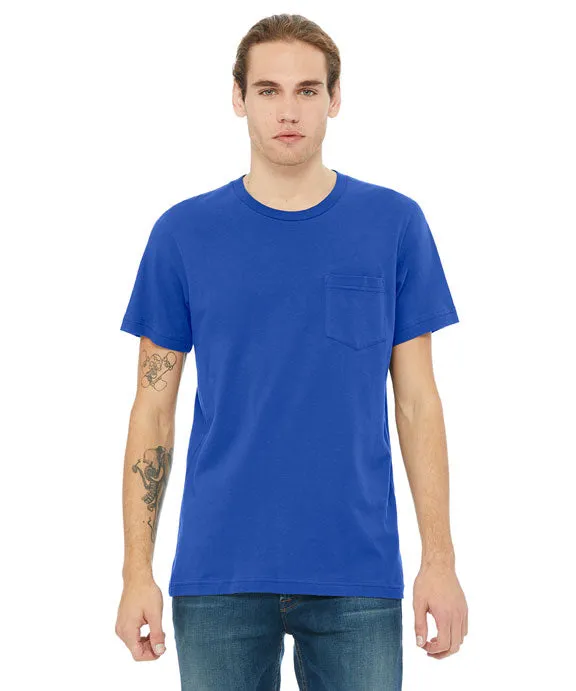 3021 - Bella   Canvas Mens Jersey Short-Sleeve Pocket T-Shirt