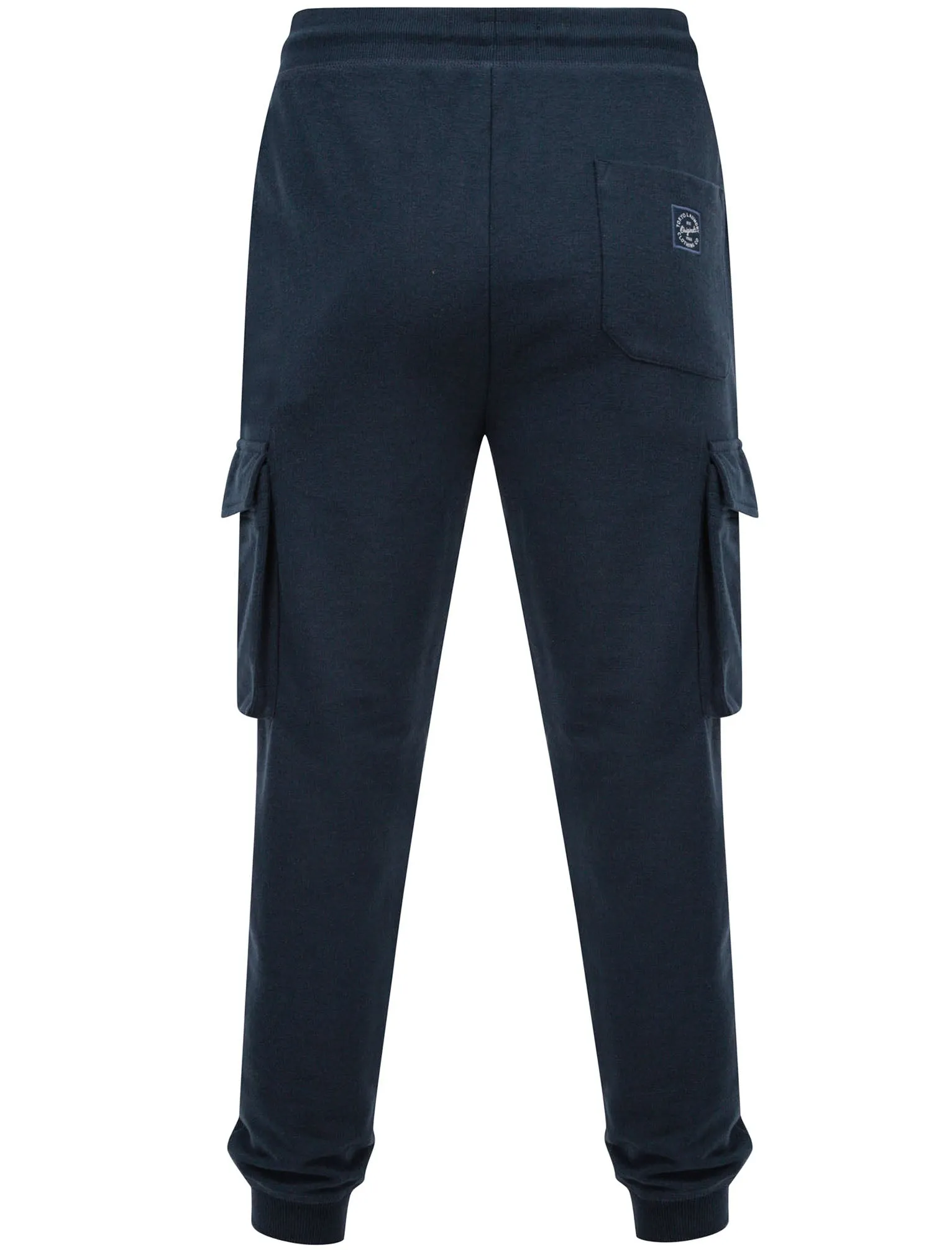 Addison Multi-Pocket Cargo Style Cuffed Joggers in Navy Blazer - Tokyo Laundry