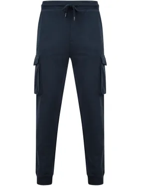 Addison Multi-Pocket Cargo Style Cuffed Joggers in Navy Blazer - Tokyo Laundry