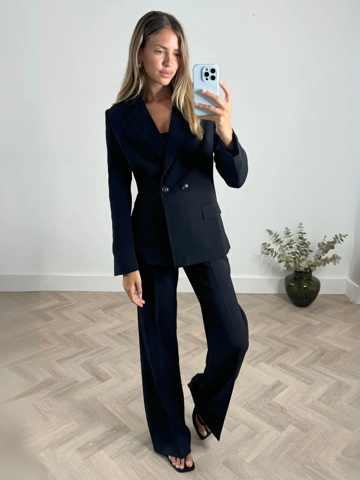 Adeline Tailored Blazer / Black