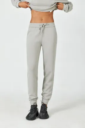 AeroChic™ High-Rise Jogger with Side Pockets-Stone Grey