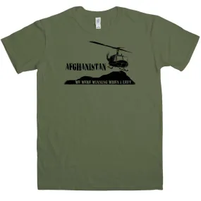 Afghanistan We Were Winning When I Left T-Shirt