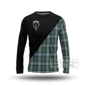 Alexander of Menstry Hunting Tartan Long Sleeve T-Shirt with Family Crest and Military Logo Style