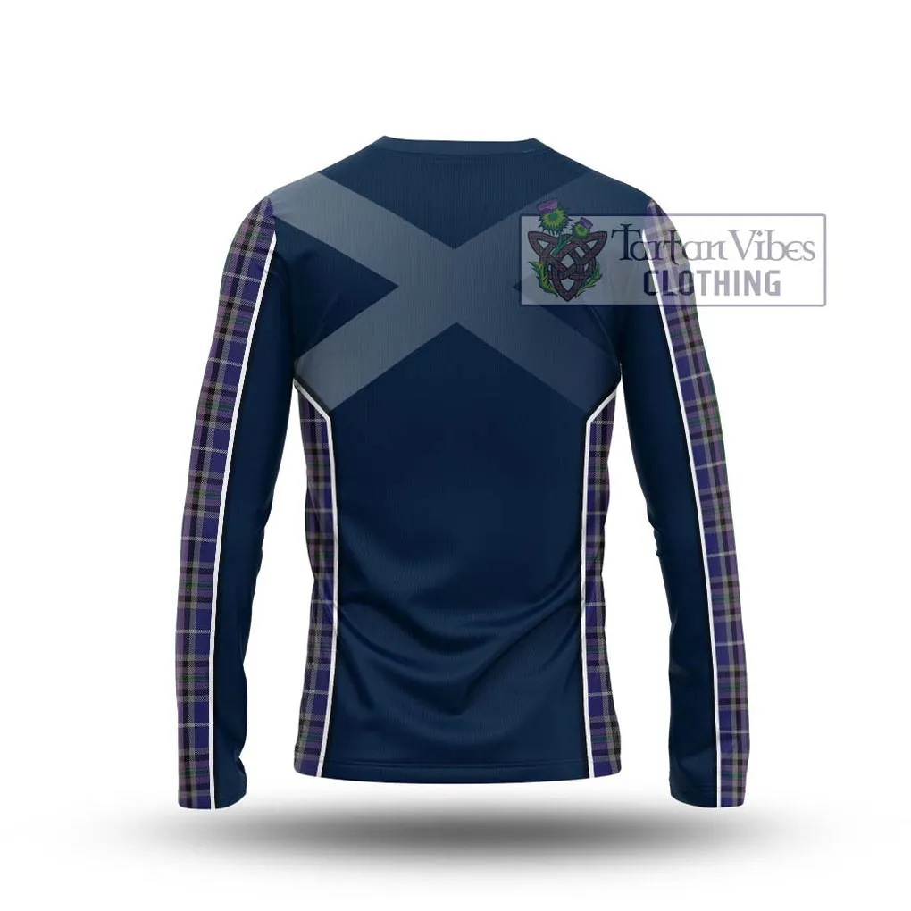 Alexander of Menstry Tartan Long Sleeve T-Shirt with Family Crest and Lion Rampant Vibes Sport Style