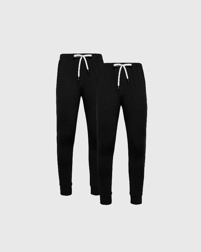 All Black Active Joggers 2-Pack