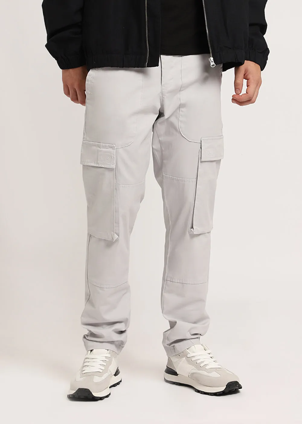 Ashen Grey Cargo Pant