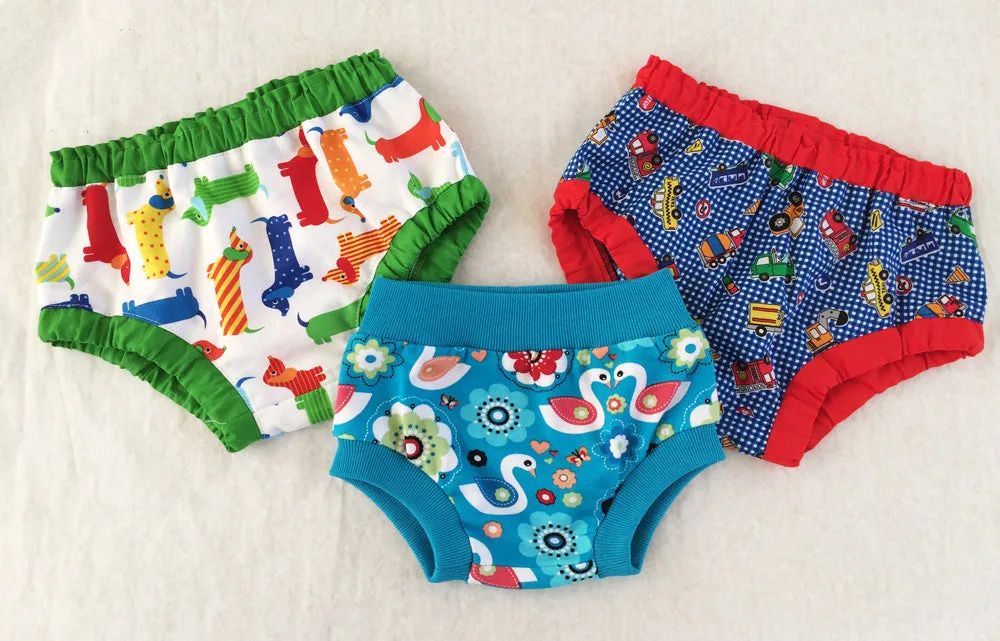 Baby Over Pants/ Diaper Cover pdf sewing pattern, 3  months - 4 years, boys & girls.