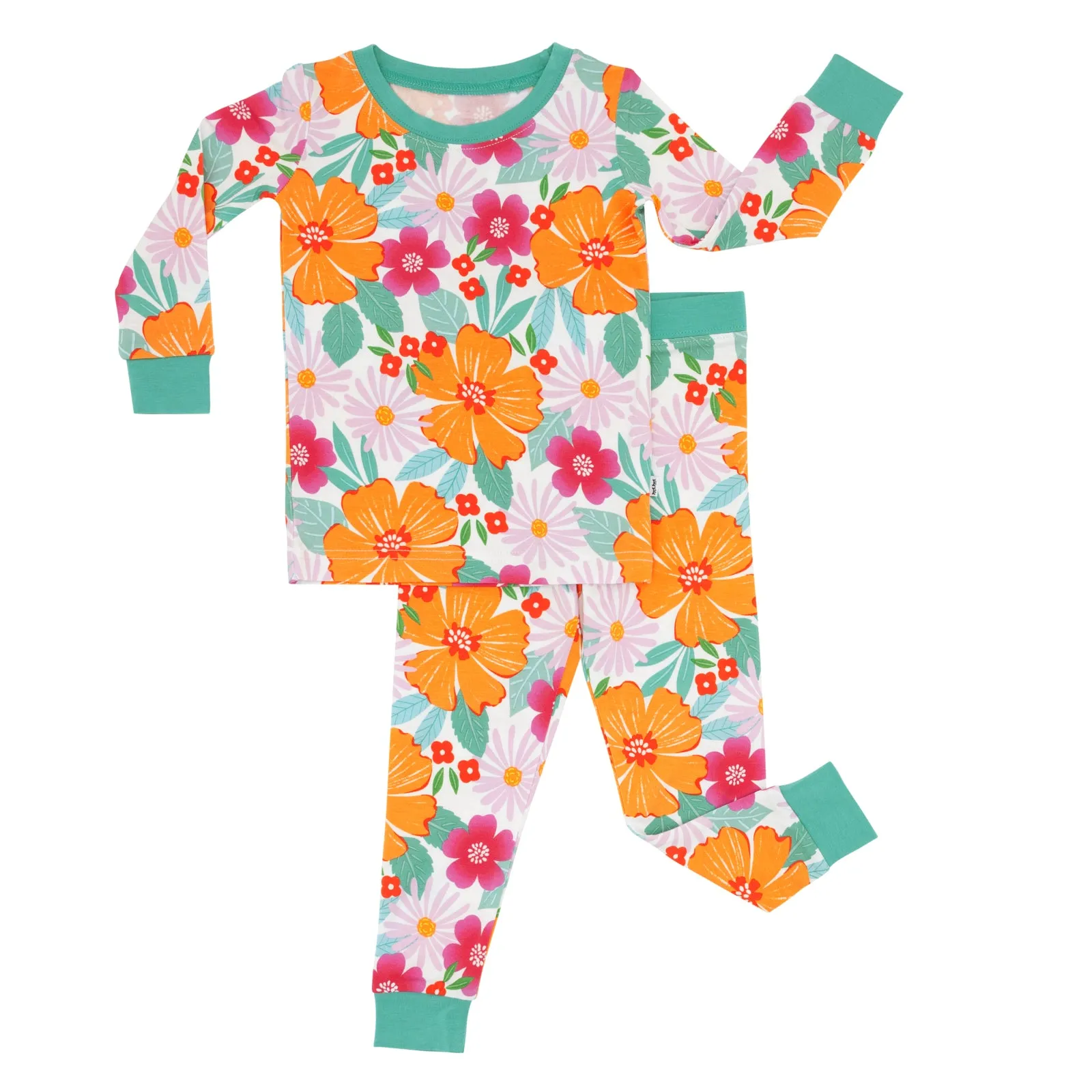 Beachy Blooms Two-Piece Pajama Set