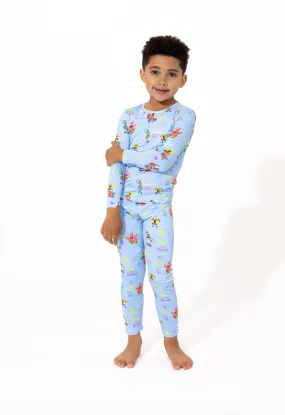 Bellabu Bear x SpongeBob Good Vibes Bamboo Long Sleeve and Pants Set Pajamas