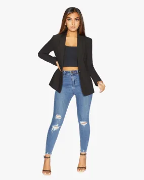 Black Casual Blazer