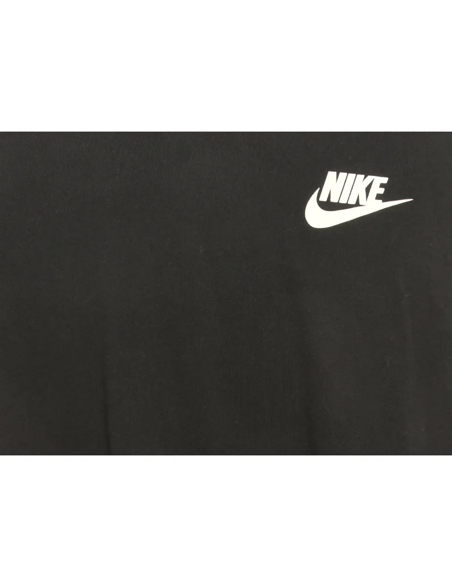 Black Nike Printed T-shirt - L