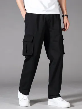 Black Side Pocket Cargo Pants