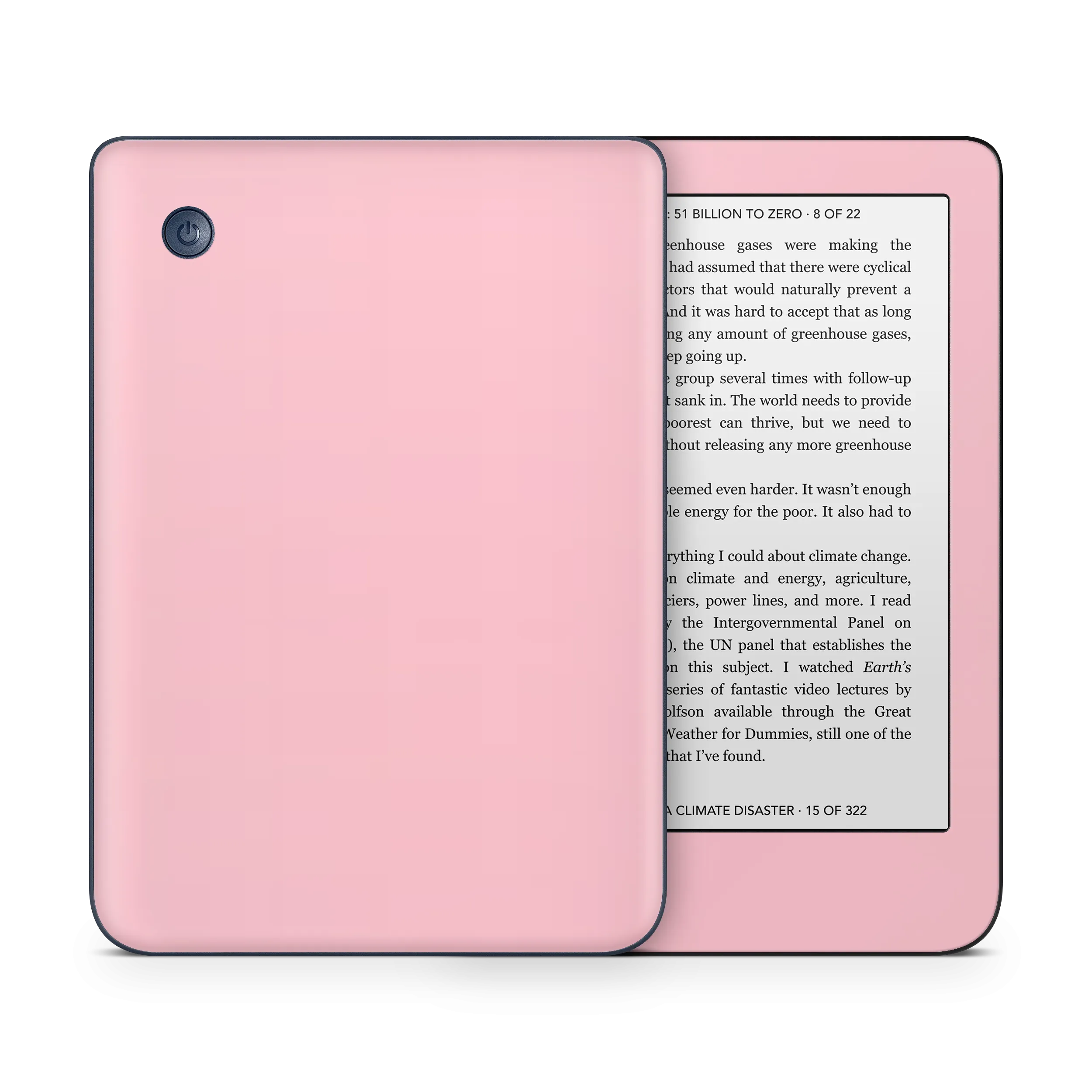 Blush Pink Kobo eReader Skin