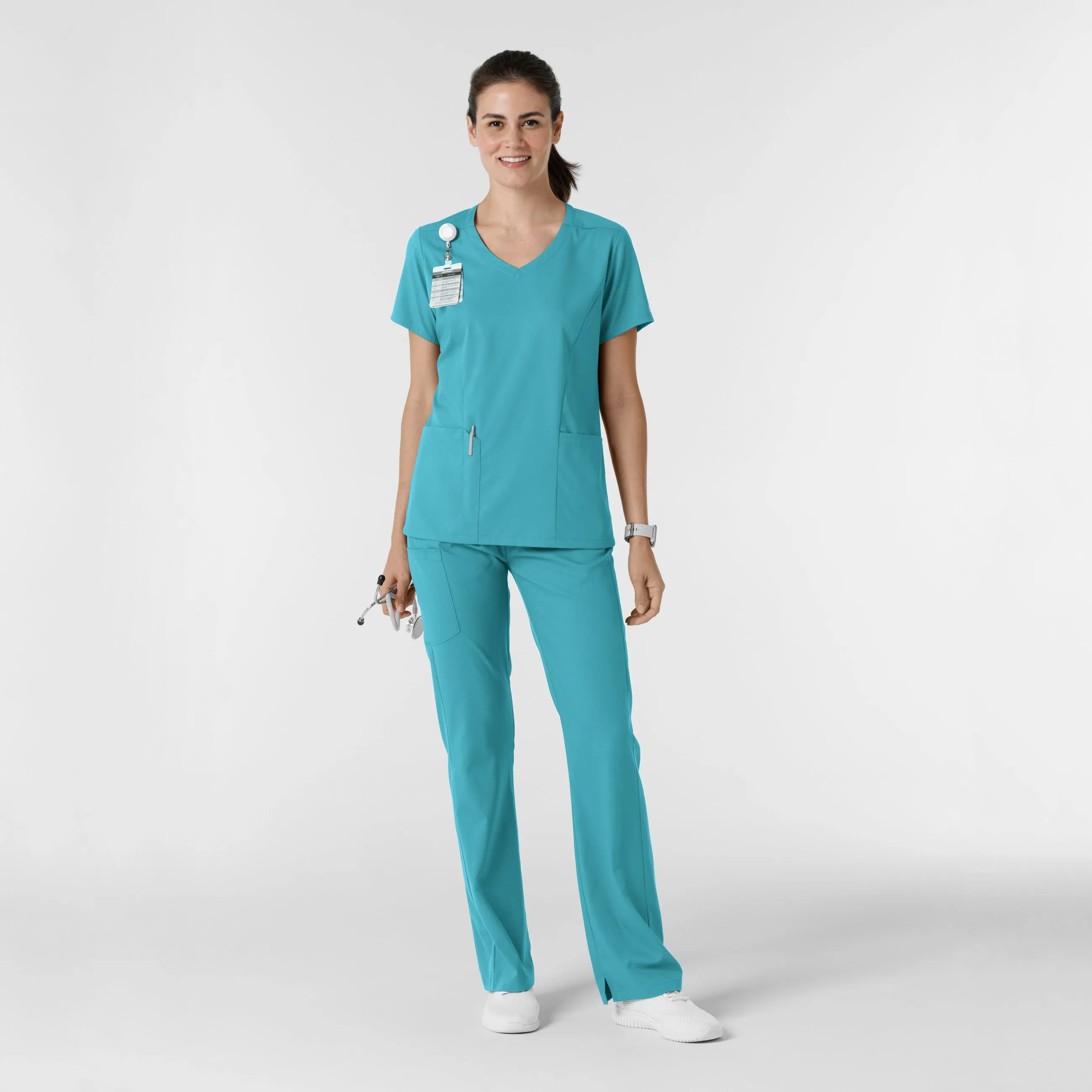 Boundless Women's Bootcut Scrub Pant - Teal