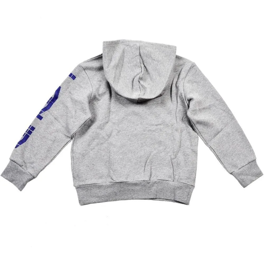 Boys Grey Hooded Sweatshirt