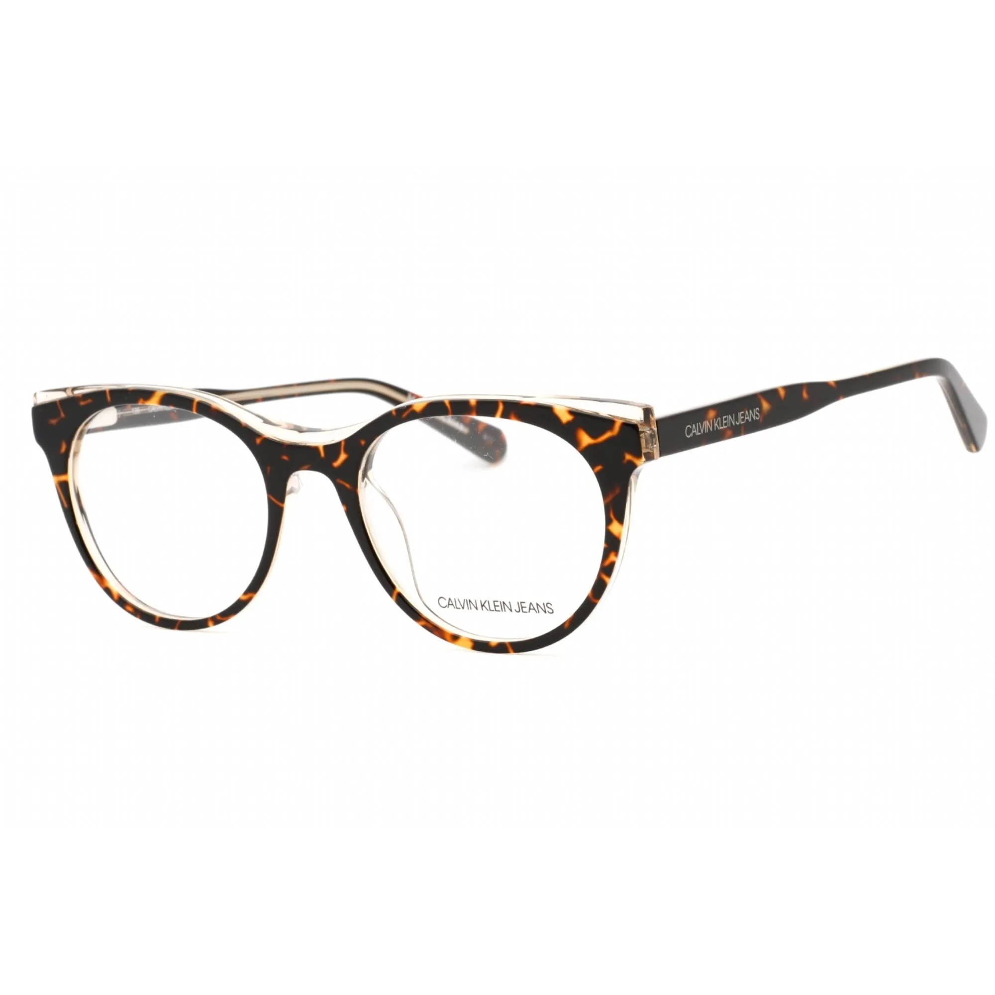 Calvin Klein Jeans Women's Eyeglasses - Tortoise/Crystal Blush Frame | CKJ19511 236