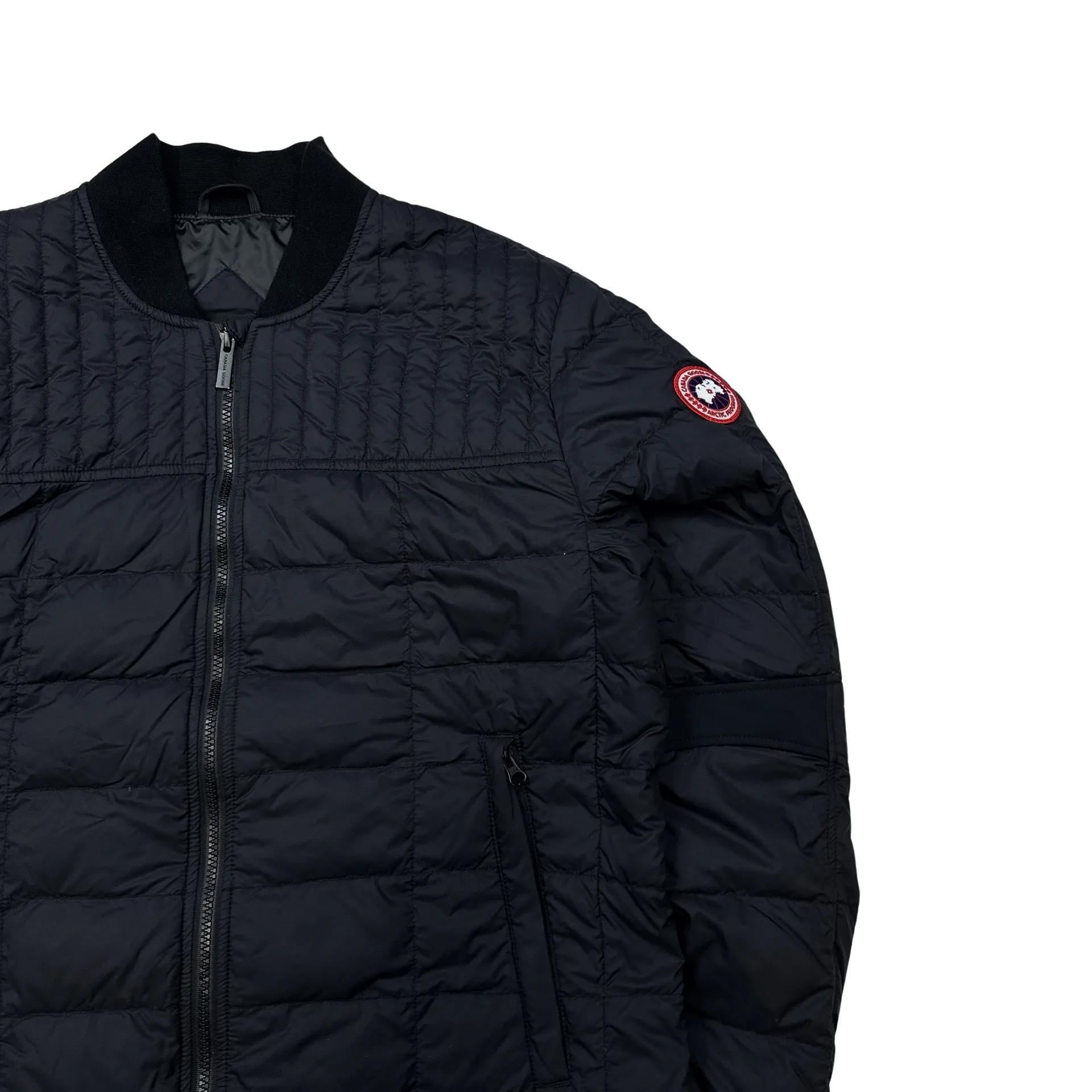 Canada Goose Black Down Bomber Jacket -XL