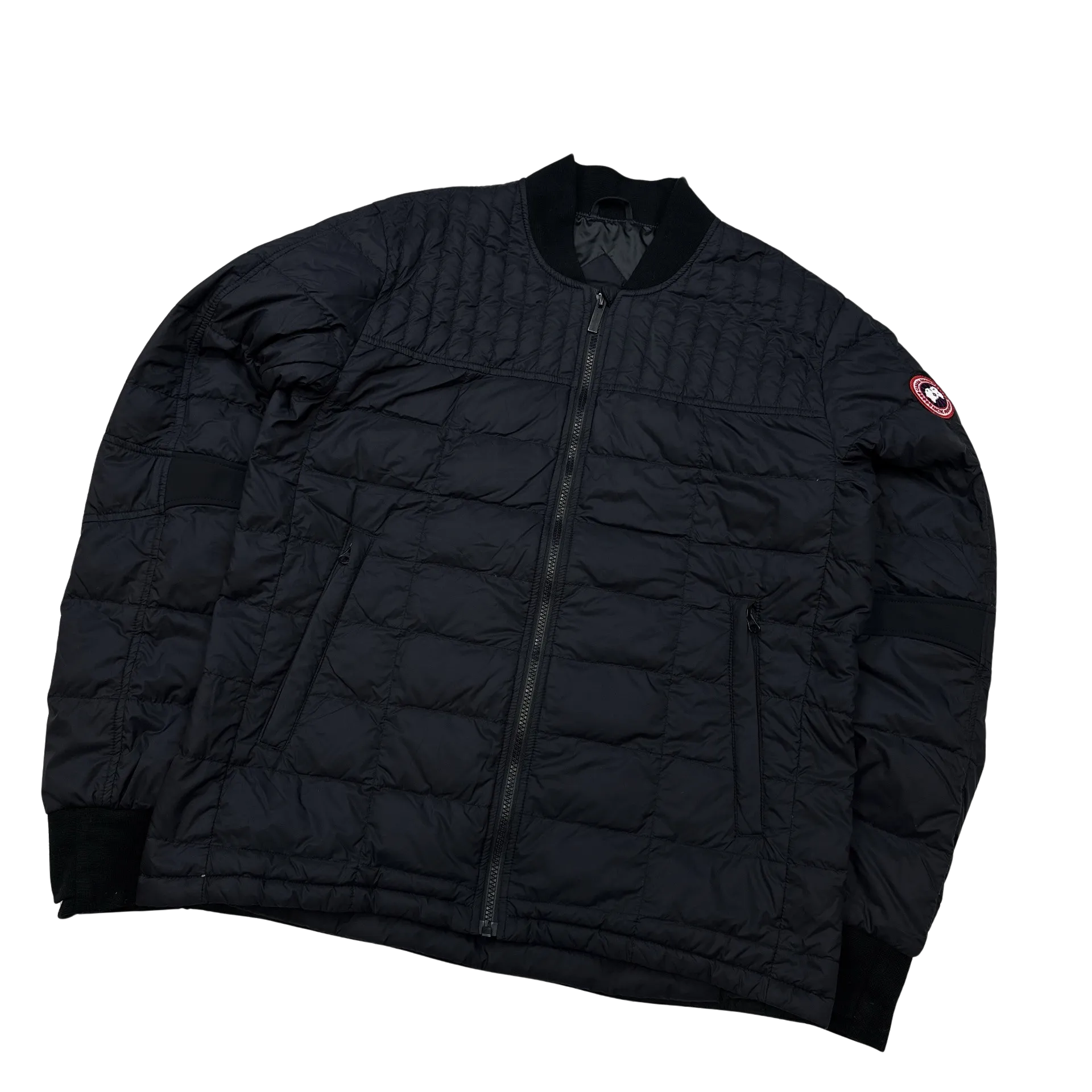 Canada Goose Black Down Bomber Jacket -XL