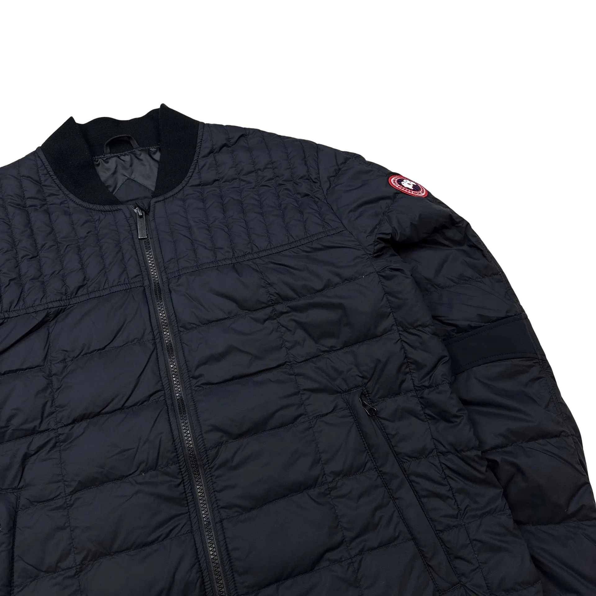 Canada Goose Black Down Bomber Jacket -XL