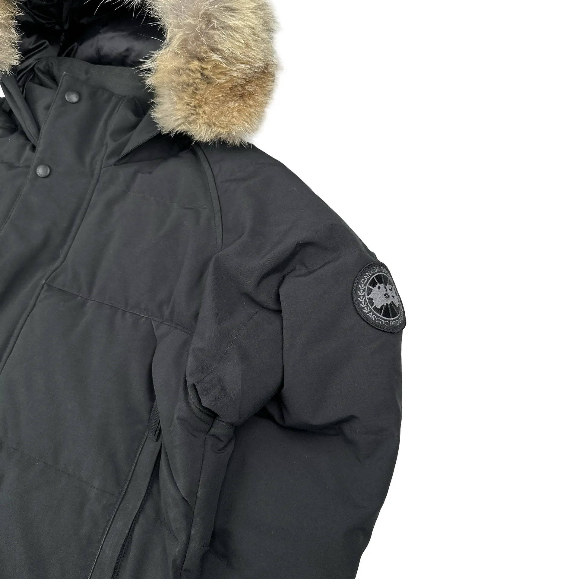 Canada Goose Emory Black Badge Parka Jacket - Large