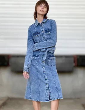 Cargo Denim Dress