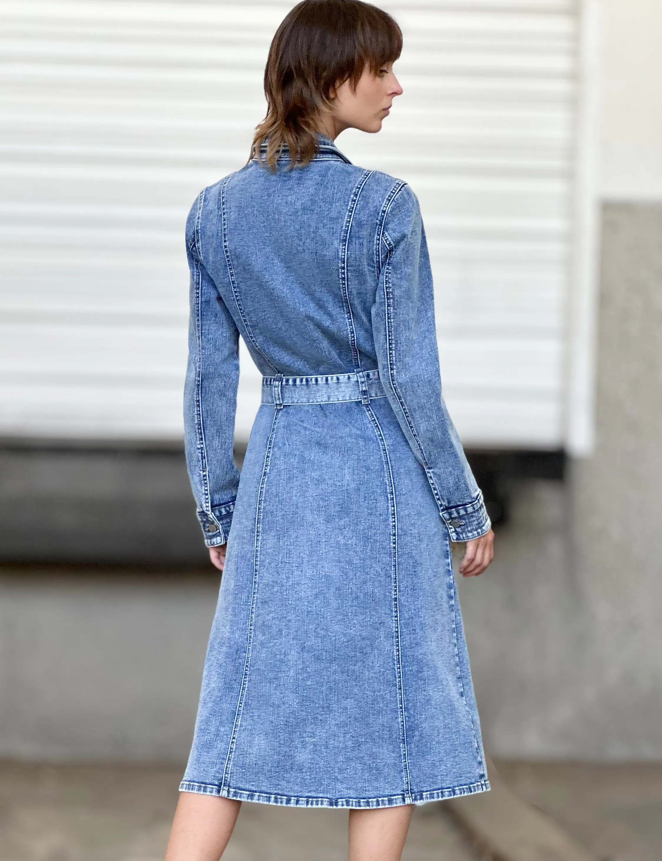 Cargo Denim Dress