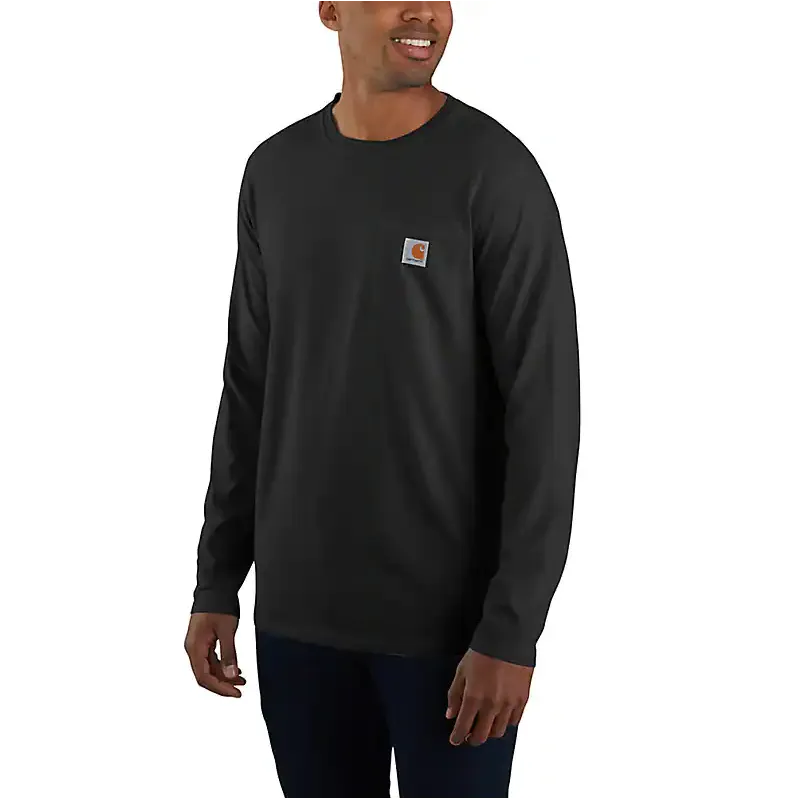 Carhartt - Men's Force Relaxed Fit Midweight Long-Sleeve Pocket T-Shirt - 104617