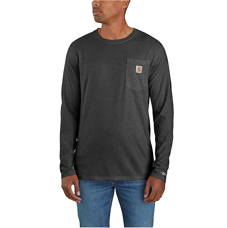 Carhartt - Men's Force Relaxed Fit Midweight Long-Sleeve Pocket T-Shirt - 104617