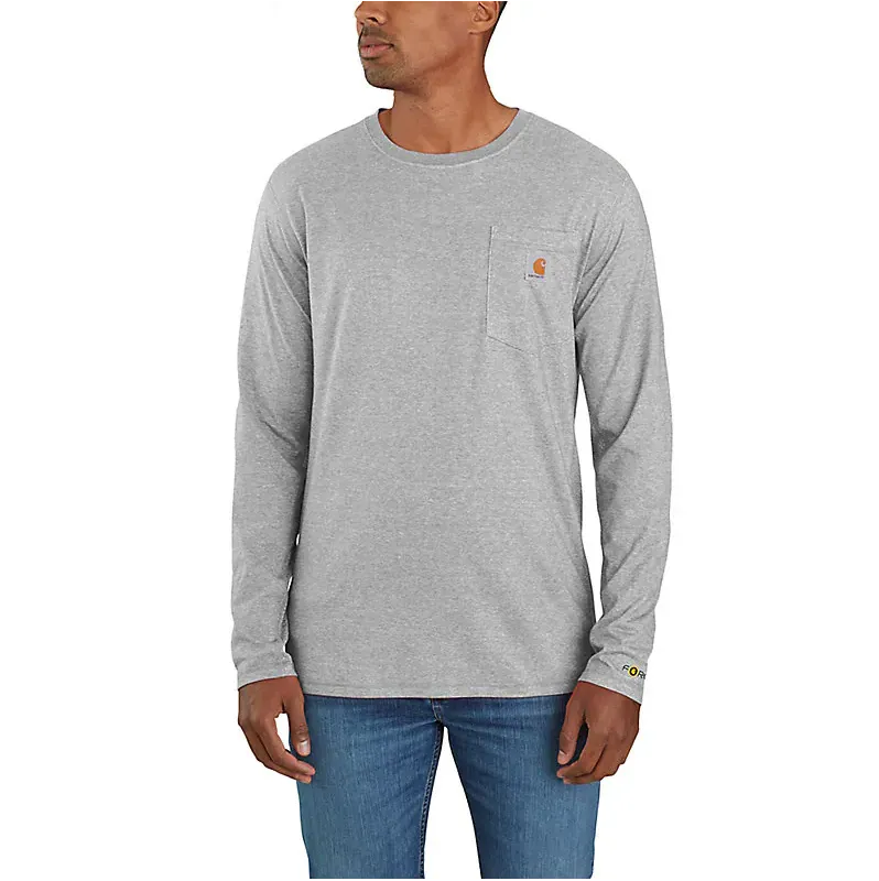 Carhartt - Men's Force Relaxed Fit Midweight Long-Sleeve Pocket T-Shirt - 104617