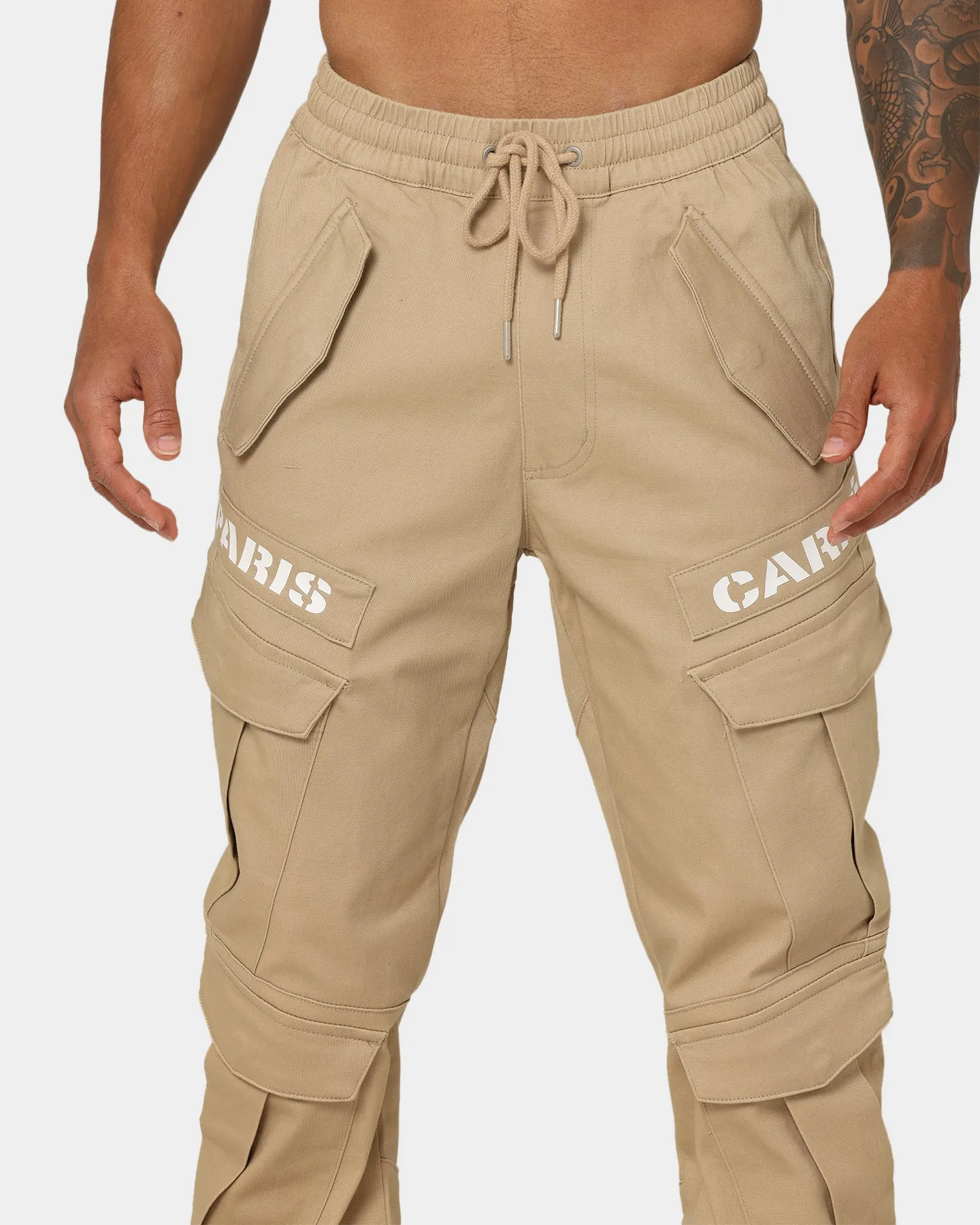 Carré Double Transition Cargo Joggers Stone