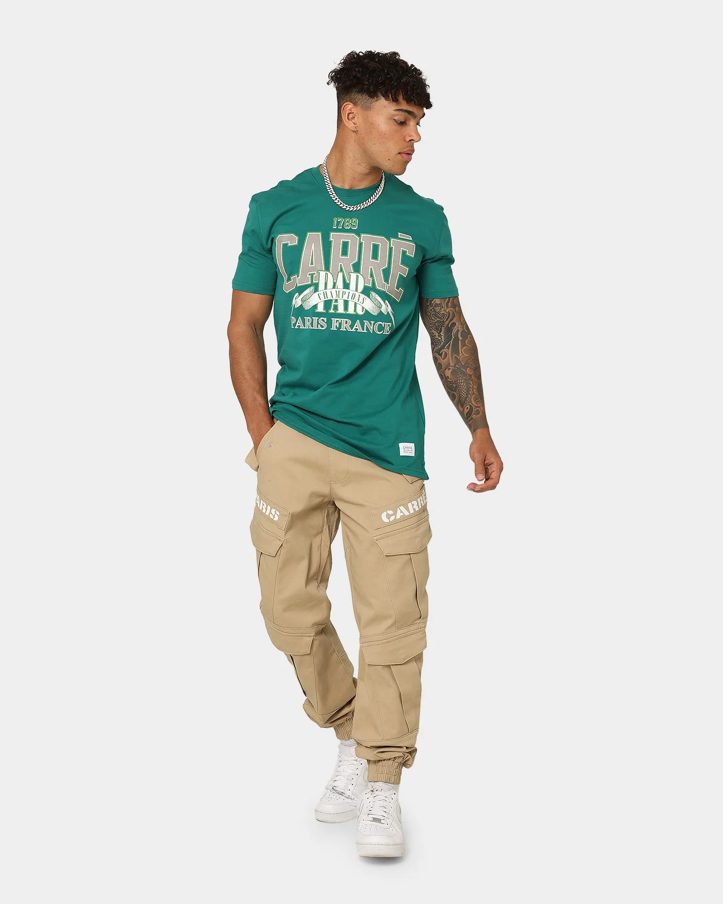 Carré Double Transition Cargo Joggers Stone