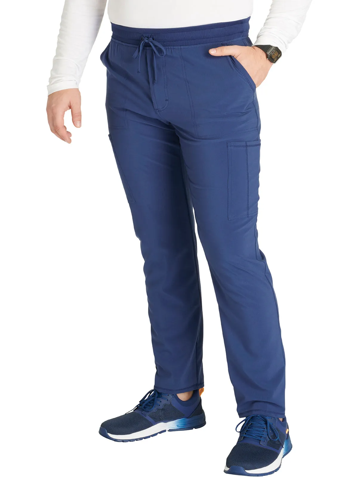 Cherokee - Men's Mid Rise Tapered Leg Scrub Pant