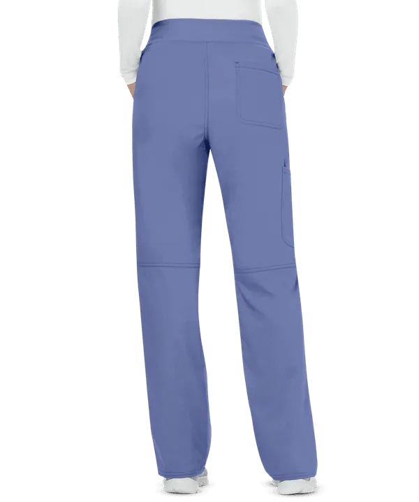 Cherokee WorkWear  Womens Elastic Waistband Cargo Pull-On Scrub Pant