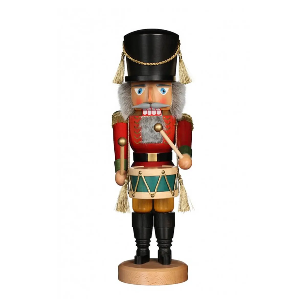 Christian Ulbricht Nutcracker - Drummer Red - Glazed