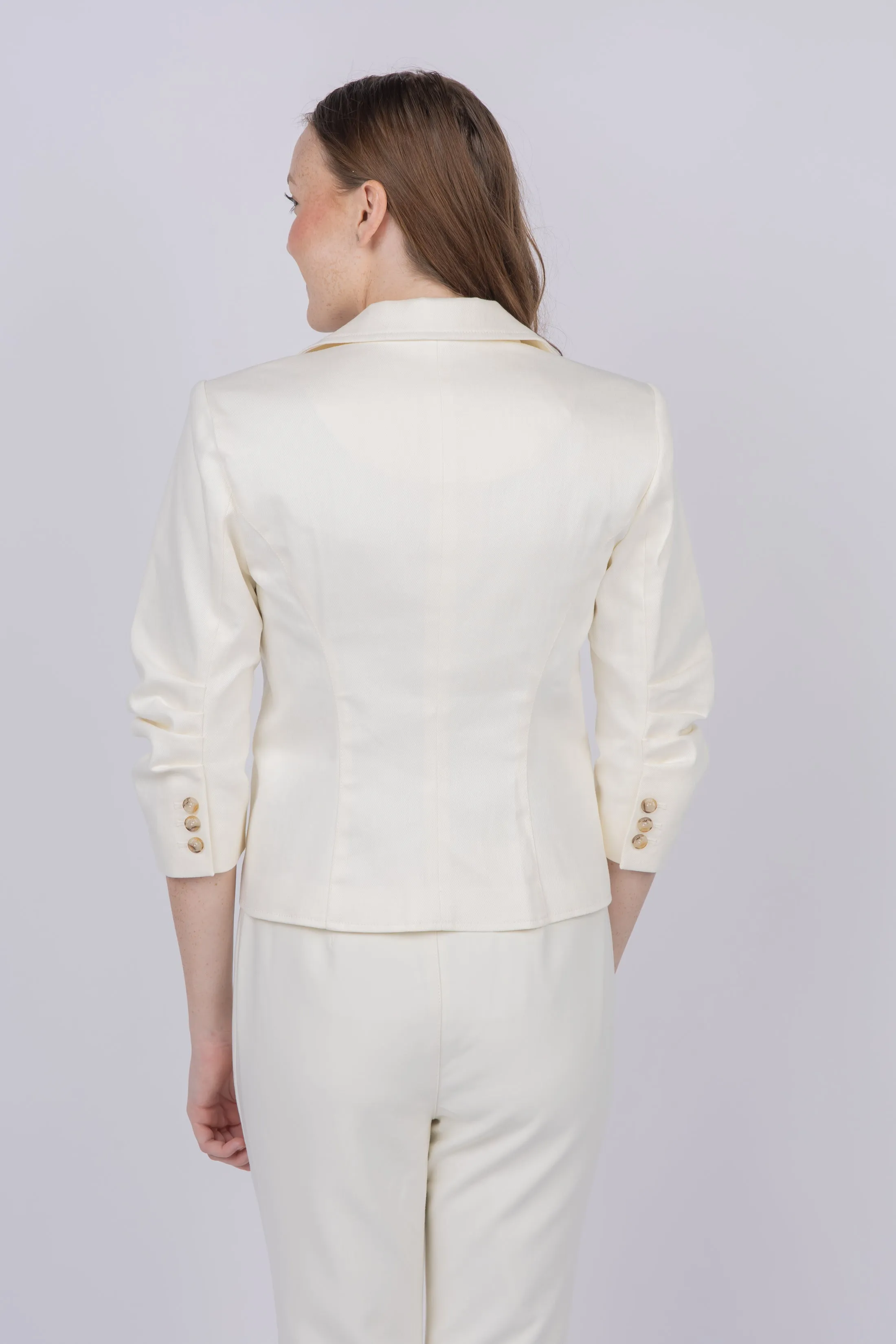 Cinq a Sept Khloe Blazer in Gardenia