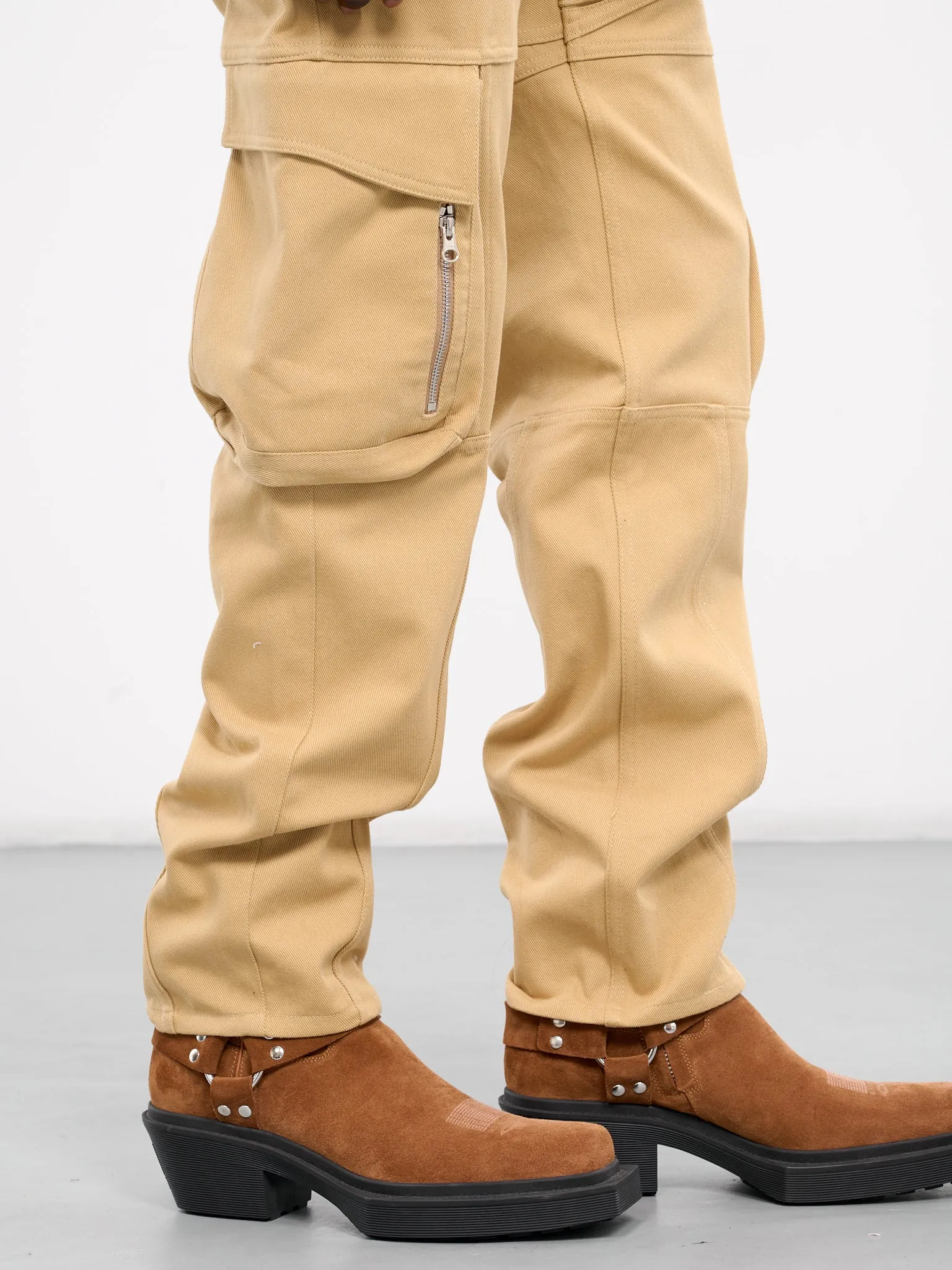 Corset Cargo Trousers (T03-BEIGE)