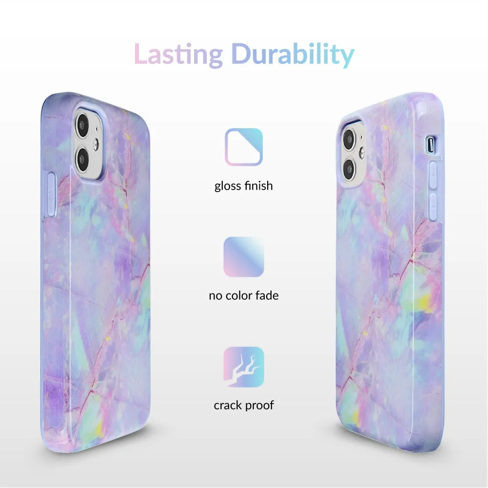 Cotton Candy Marble iPhone Case