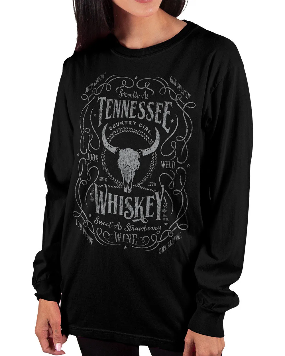 Country Girl® Women's Cotton Long Sleeve Tennessee Whiskey