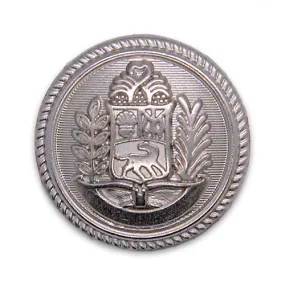 Crest & Laurel Silver Blazer Button (Made in Germany)