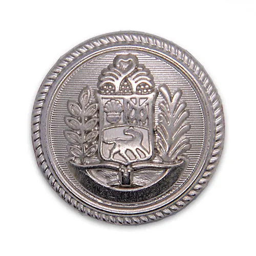 Crest & Laurel Silver Blazer Button (Made in Germany)