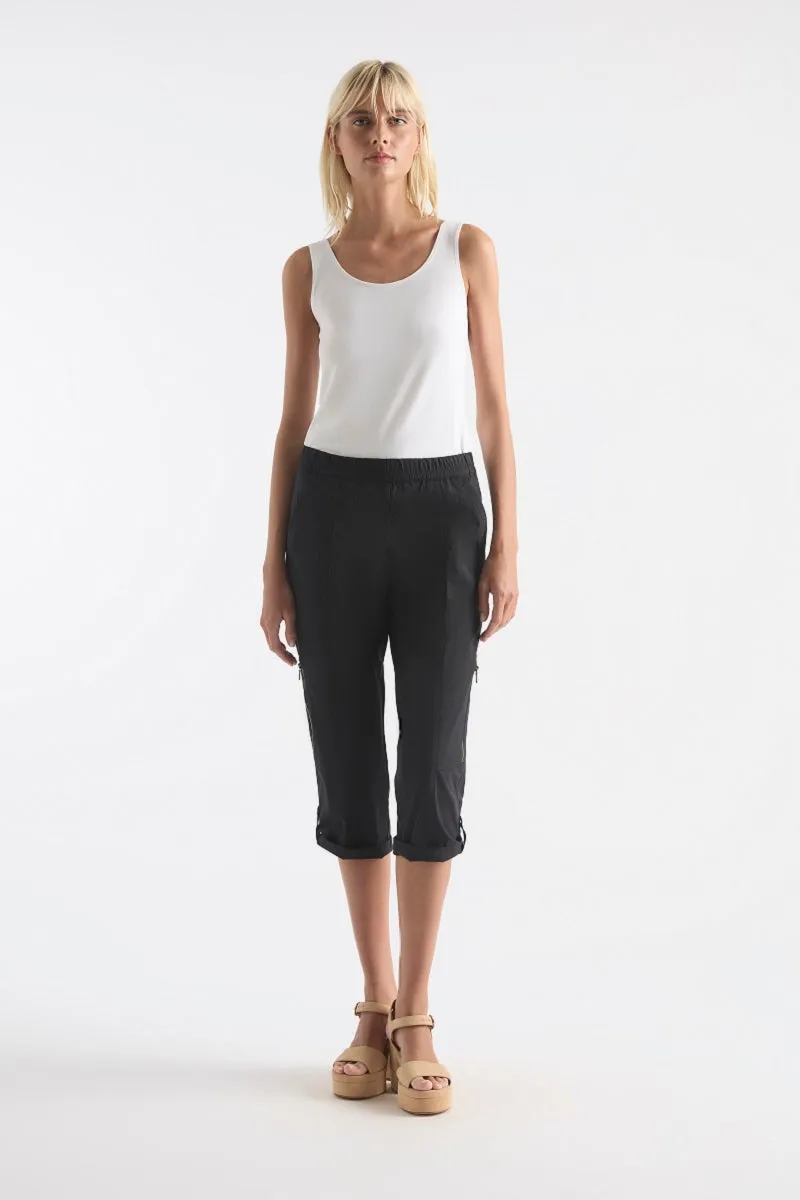 Cropped Zip Cargo in Midnight F65 1386 by Mela Purdie