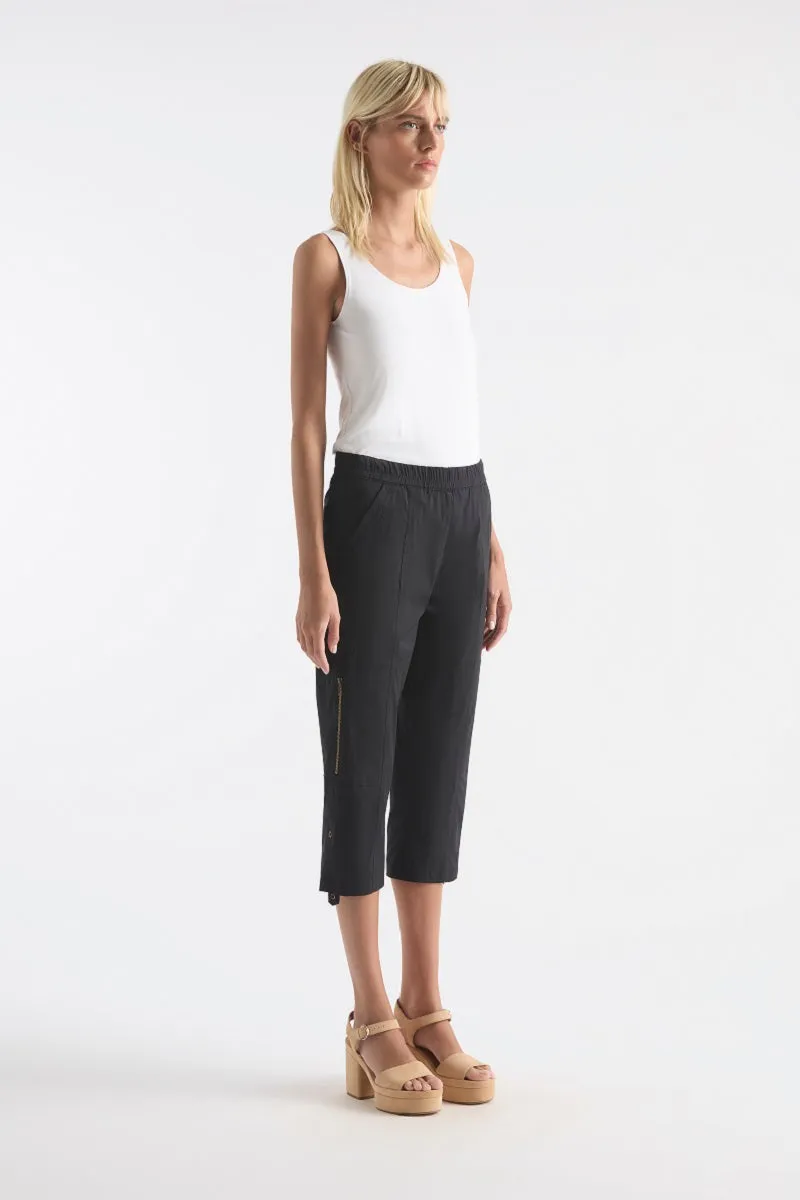 Cropped Zip Cargo in Midnight F65 1386 by Mela Purdie