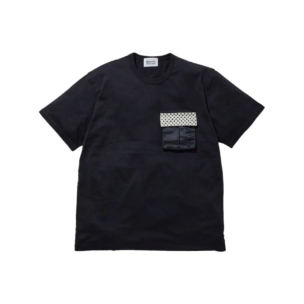 Cross Sashiko Cargo Pocket Tee