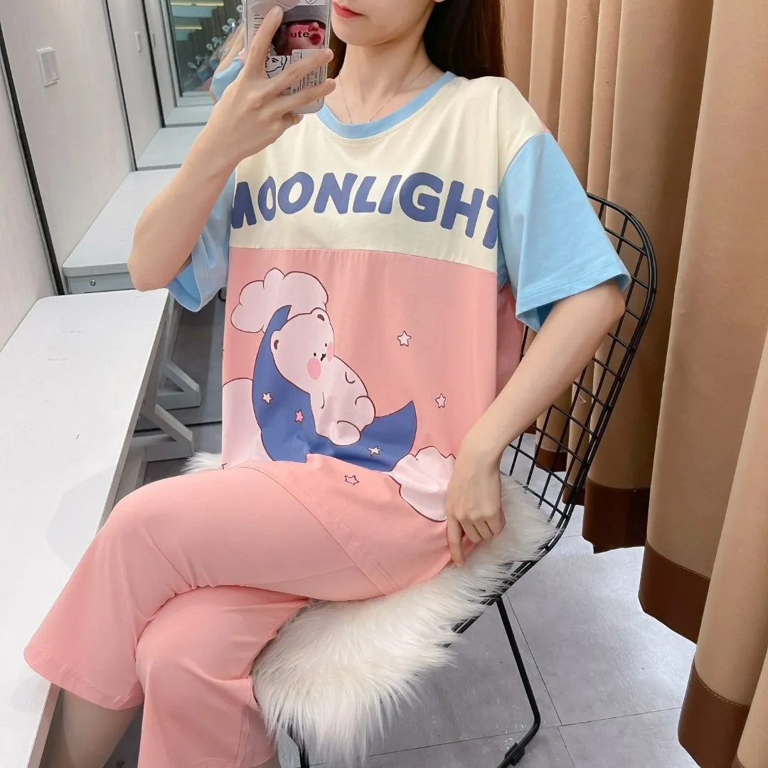 Cute Pastel Sleepy Bear Pajamas #72137