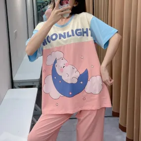 Cute Pastel Sleepy Bear Pajamas #72137