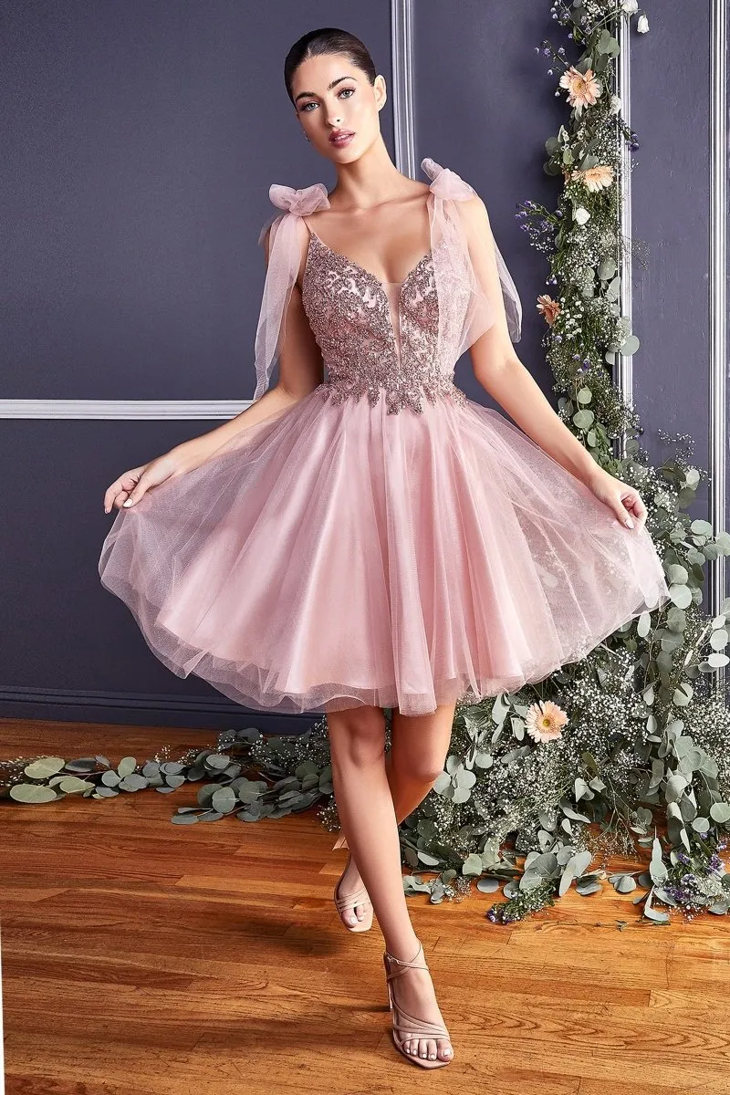 DALPHINE Sequin Lace Tulle Frilly Party Semi Formal Dress