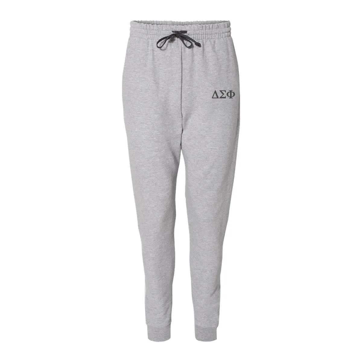 Delta Sig Heather Grey Contrast Joggers